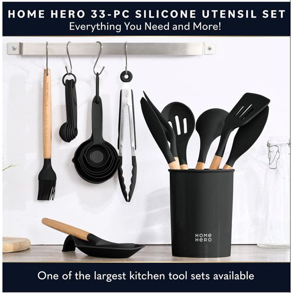 Conjunto de Utensílios de Cozinha Home Hero de 33 peças