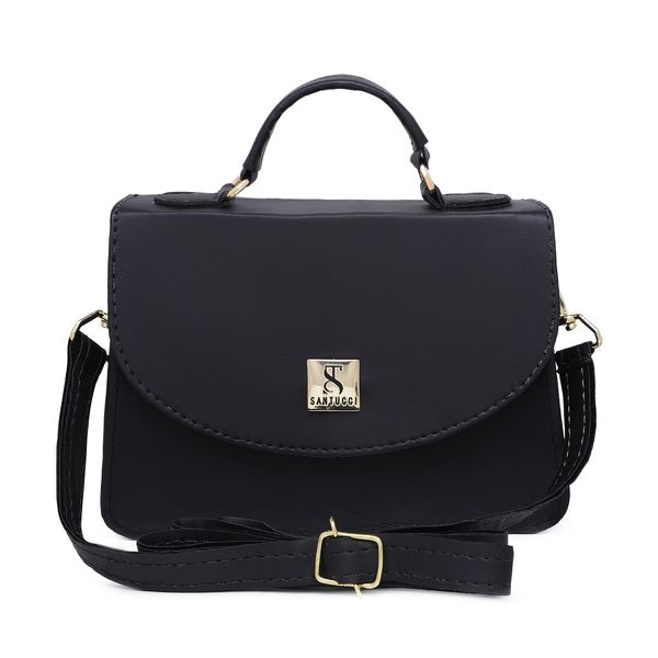 Bolsa Mini Bag Bolsinha Preto Pequena Feminina De Mão E Transversal Festa Sofisticada 