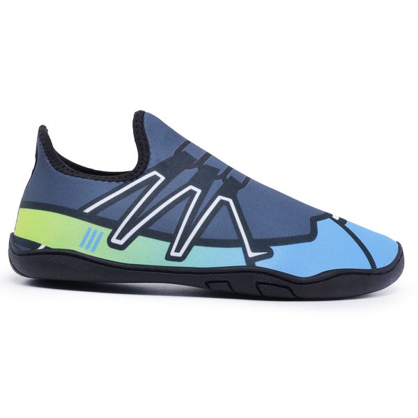 Tenis Unisex Esporte Azul e Verde Leve Pratico Acqua Stile Ascencion
