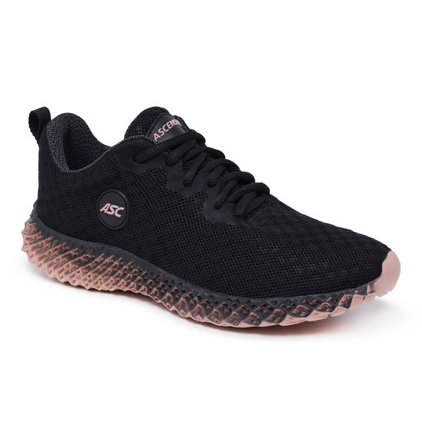 Tênis Ghost 2 Feminino Esportes e Caminhada Preto e Rosê Ascension 