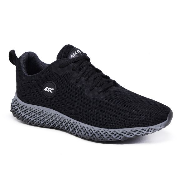 Tênis Ghost 2 Feminino Esportes e Caminhada Brilho Preto Ascension 