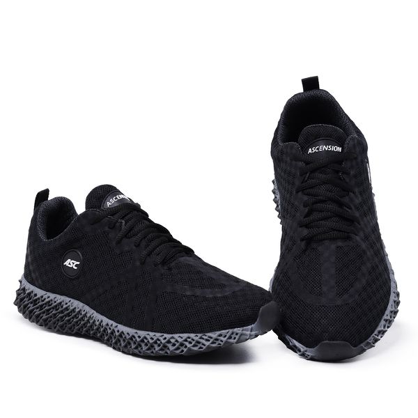 Tenis Ghost 3 Masculino e Feminino Esportes Academia Corrida Preto
