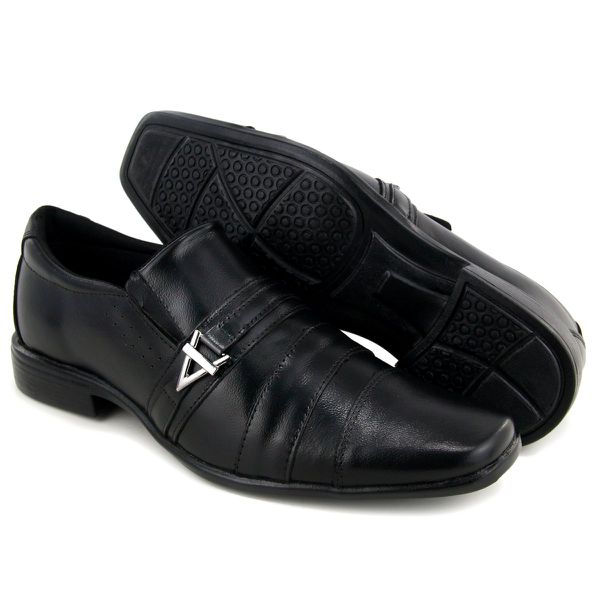 Sapato Social Sport Fino Masculino Confort Preto 935 BR2