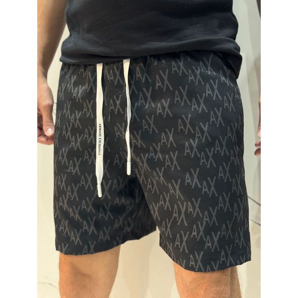Short Griffe AX - Preto