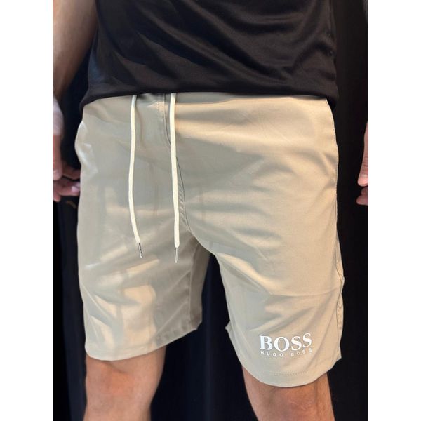 Short Premium Bss - Bege/branco