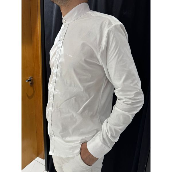 Camisa Social LCST Longa - Branco