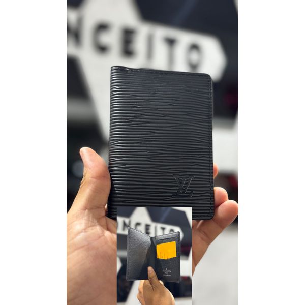 Porta Cartão LV - Preto