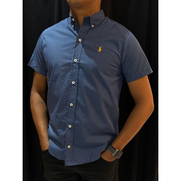 Camisa Social Micro Ralph - Azul Caneta