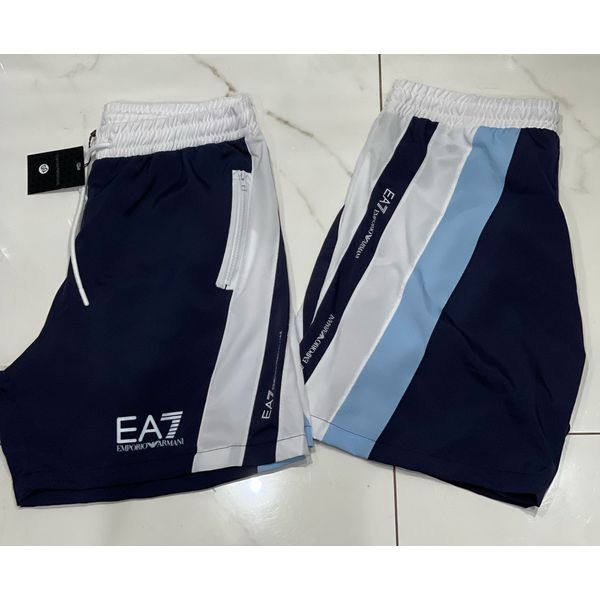 Short Griffe EA7 - Azul