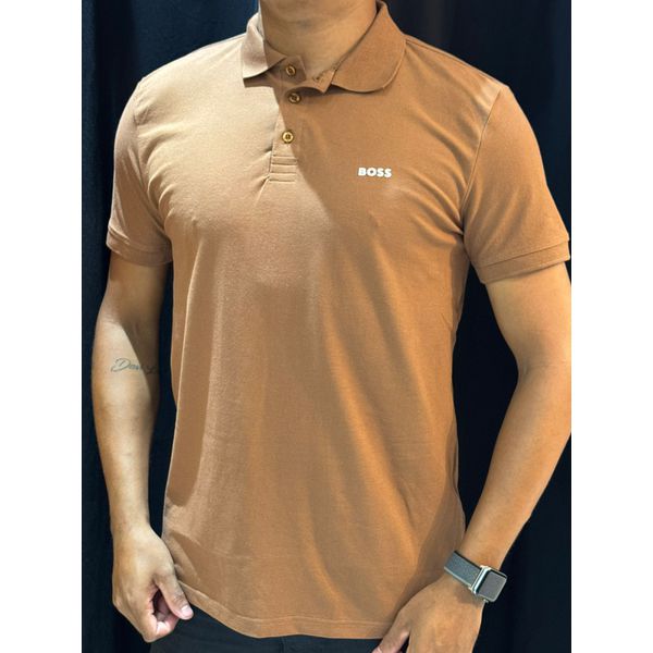 Polo Premium Bss - Marrom