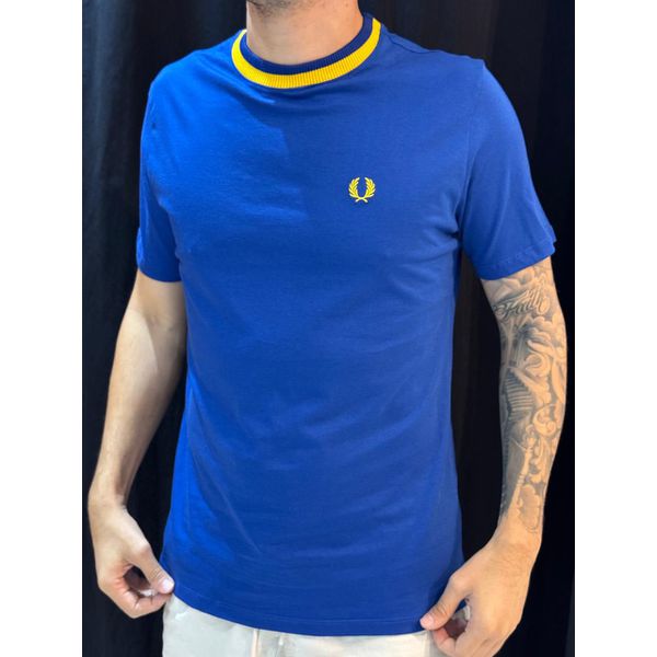 Camiseta Peruana Fred - Azul Royal