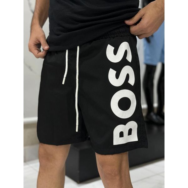 Short Griffe BSS - Preto