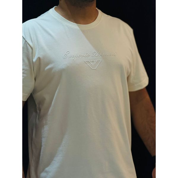 Camiseta Egípcia Armani - Creme
