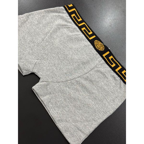 Cueca Boxer Versace - Cinza