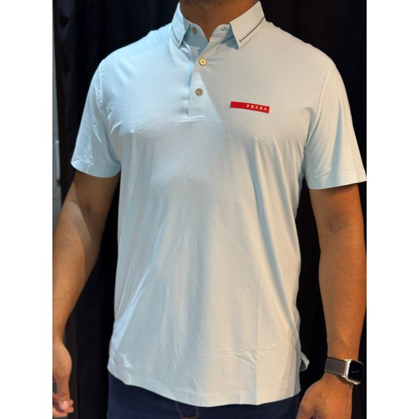 Polo Italiana Prada - Azul