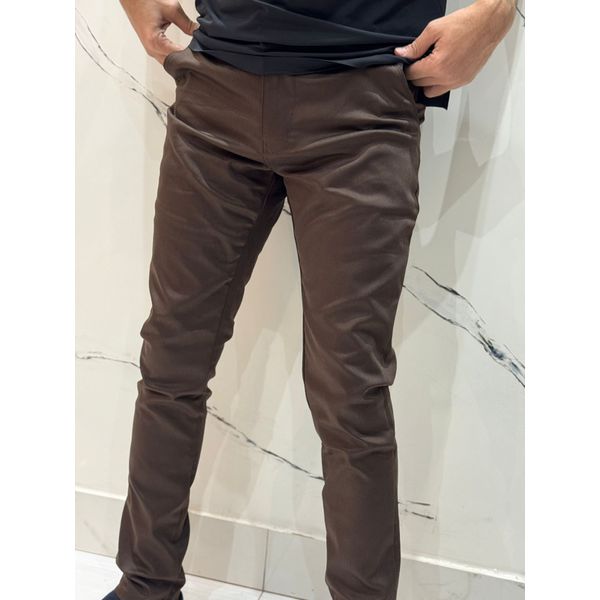 Calça Brim CK - Marrom