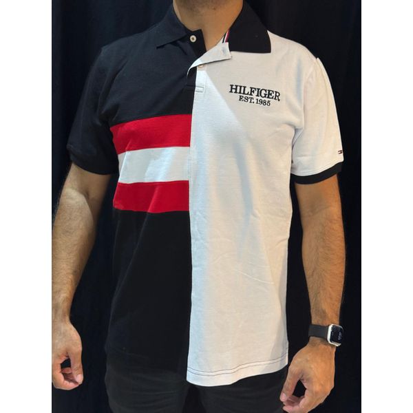 Polo Peruana TH - Azul/Branco