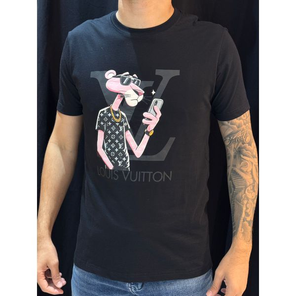 Camiseta Premium Lv - Preto