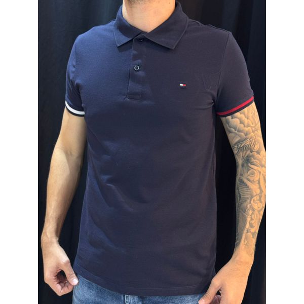 Polo Premium Th - Azul marinho