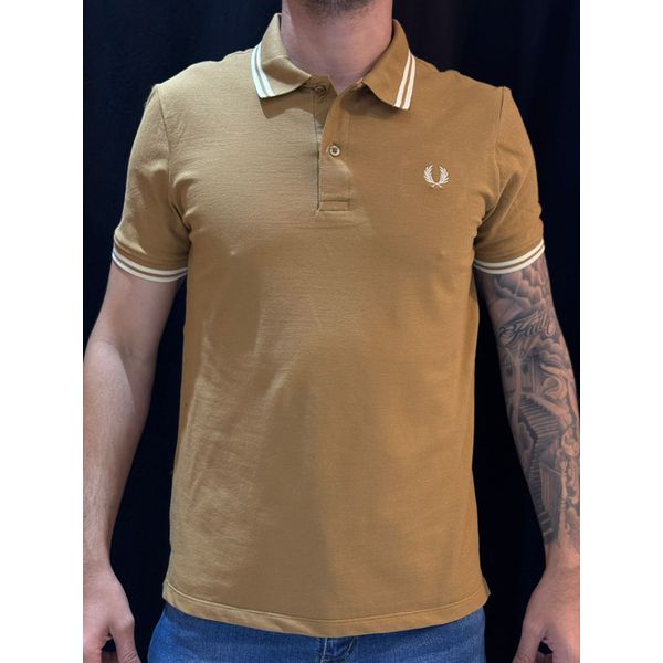 Polo Premium Fred - Bege escuro