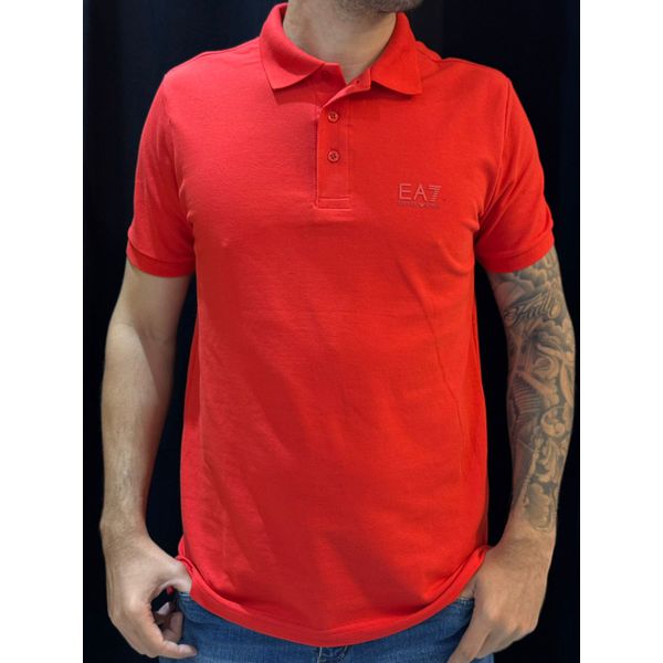 Polo Premium EA7 - Vermelho