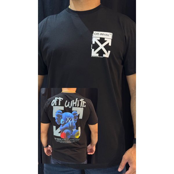 Camiseta Peruana Off White - Preto