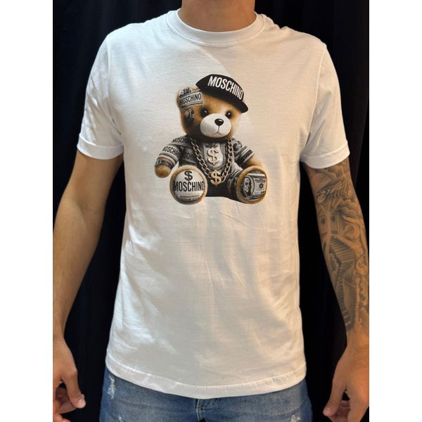 Camiseta Premium Moschino - Branco