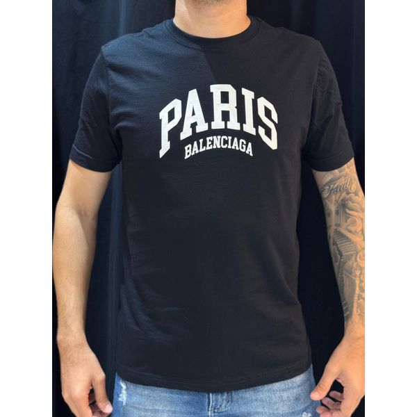 Camiseta Premium Balenciaga - Preto