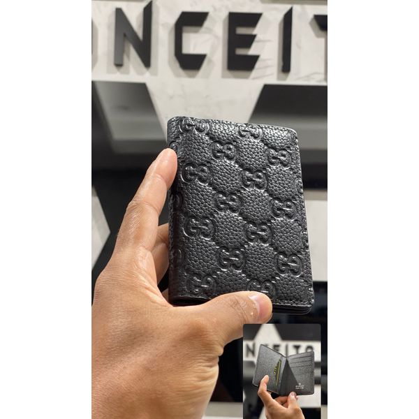 Porta Cartão Gucci - Preto