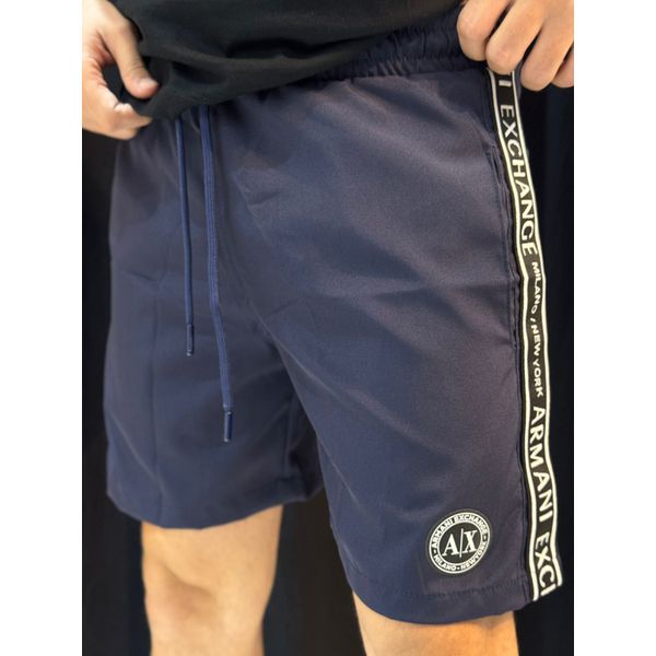 Short Griffe Ax - Azul