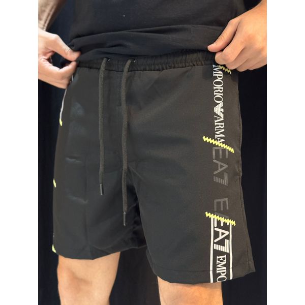 Short Griffe EA7 - Preto