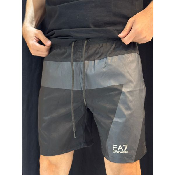 Short Griffe EA7 - Preto