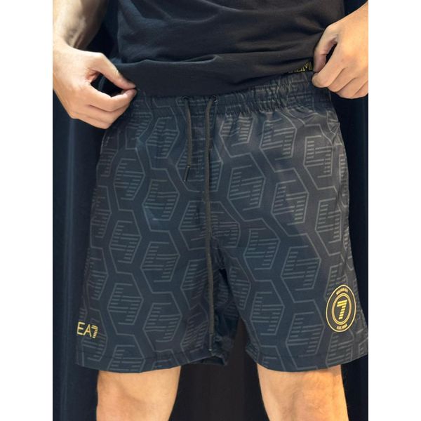 Short Griffe Ea7 - Preto