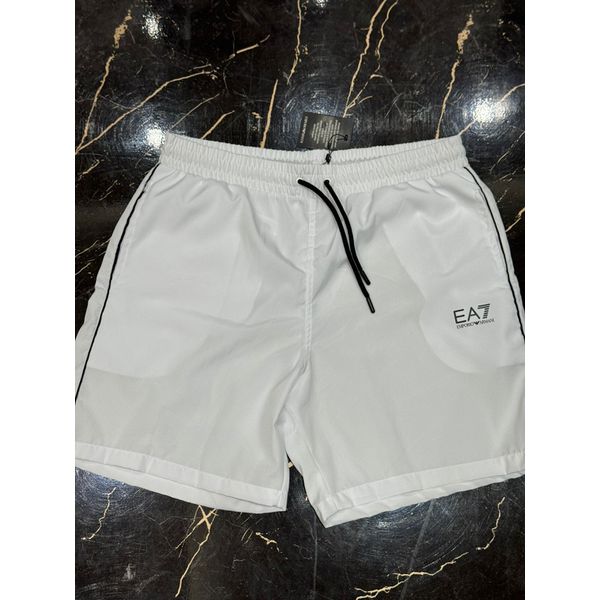 Short Griffe EA7 - Branco