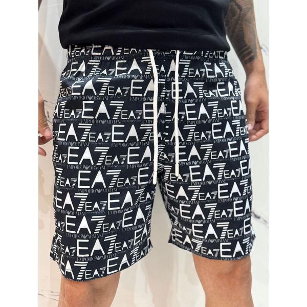 Short Griffe EA7 - Preto