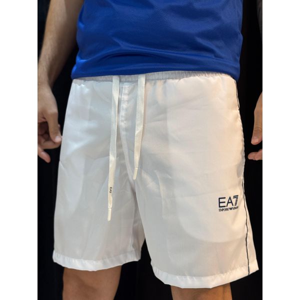 Short Griffe EA7 - Branco