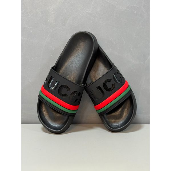 Chinelo Slide Gucci - Preto