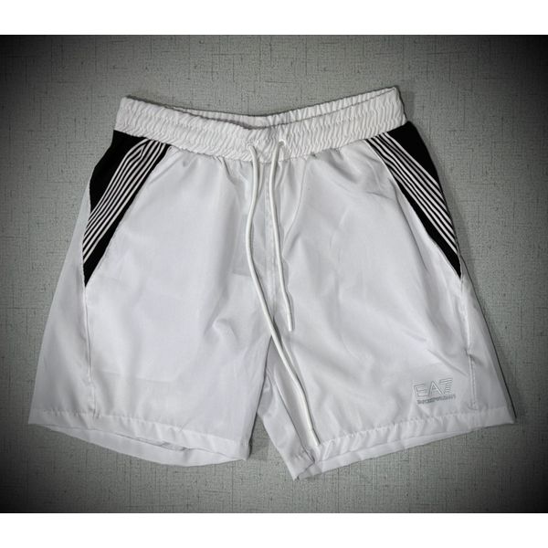 Short Griffe EA7 - Branco