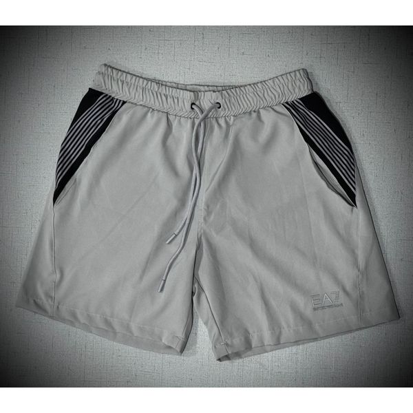 Short Griffe EA7 - Cinza
