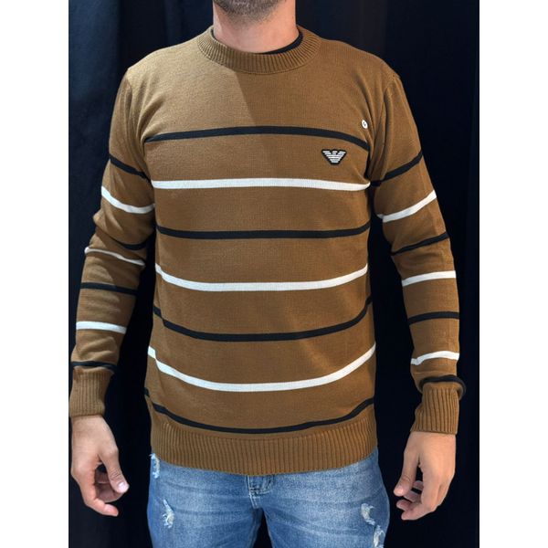 Suéter Premium Armani - Marrom