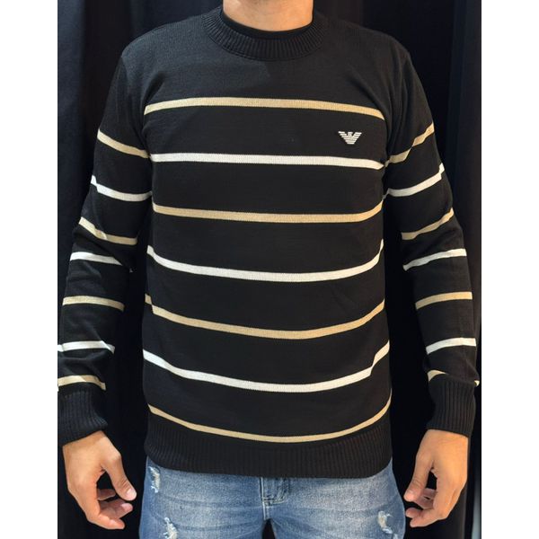 Suéter Premium Armani - Preto