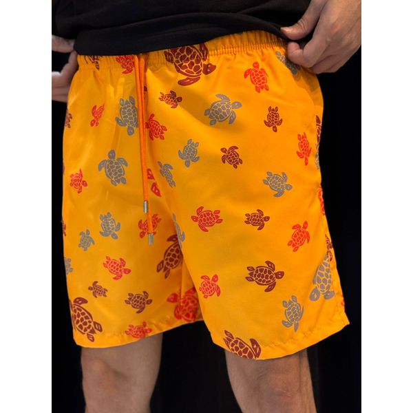 Short Ultra Griffe Villa - Laranjado