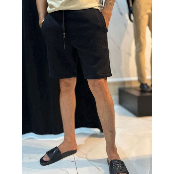 Bermuda Moletom AX Preto