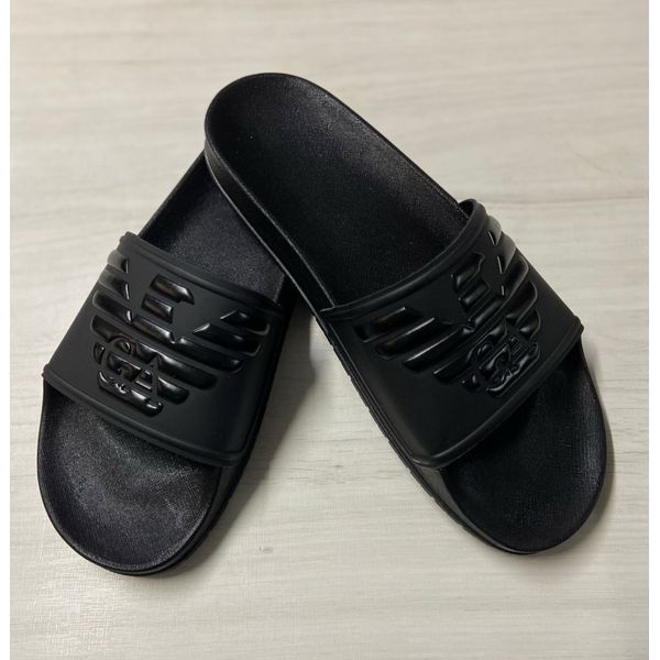 Chinelo Slide Armani Preto