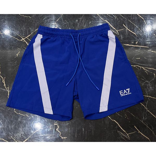 Short Griffe Armani Azul