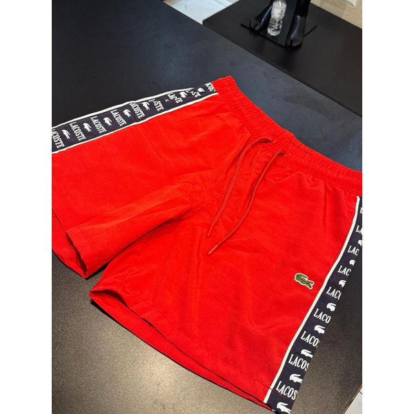 Short Griffe LCST Vermelho Recorte