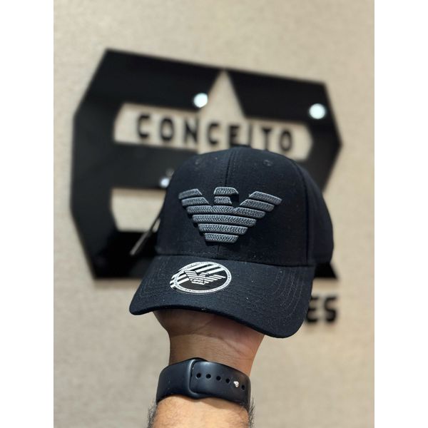 Boné Emporio PReto/Cinza