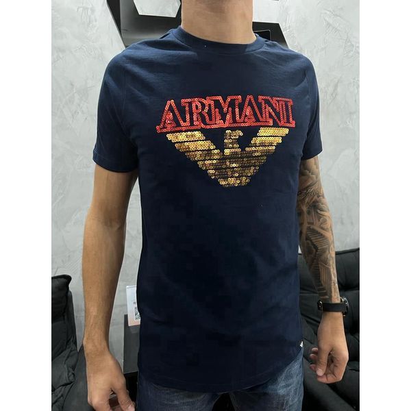 Camiseta Premium Armani Azul