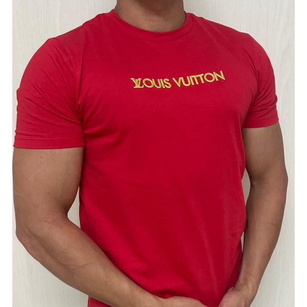 Camiseta Premium Lv Vermelho
