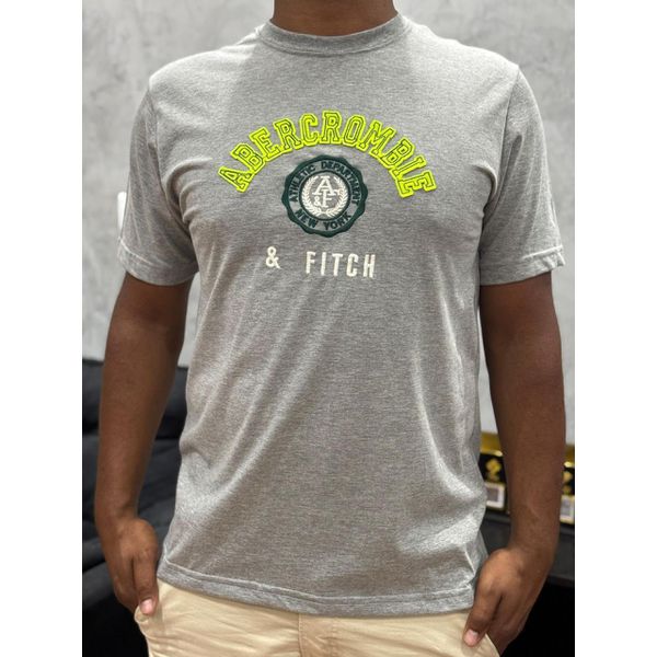 Camiseta Premium Abercombrie Cinza